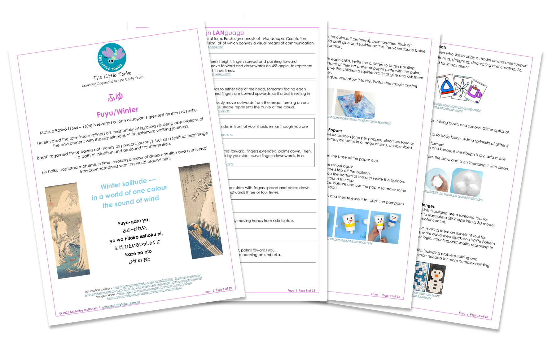 Fuyu-Winter-Japanese-Teacher-Resource-The-Little-Tonbo-2025_page-spread